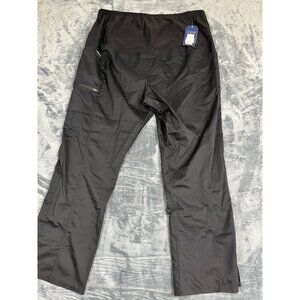 NWT Cherokee Workwear Revolution Maternity Pants 2XL Black -Way Stretch